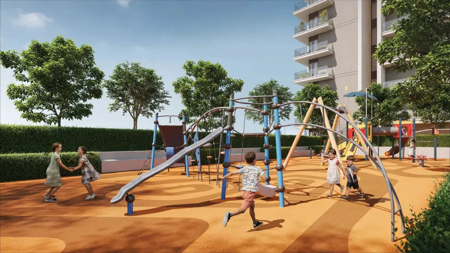 Outdoor Kids Play Area at Rosehill.
