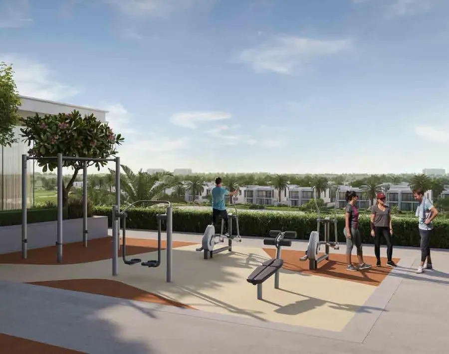Indoor & Outdoor Gym at Golf Hills.