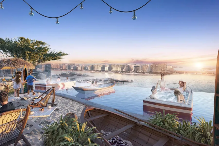 Hot Boat Tubs at Damac Bay 2.