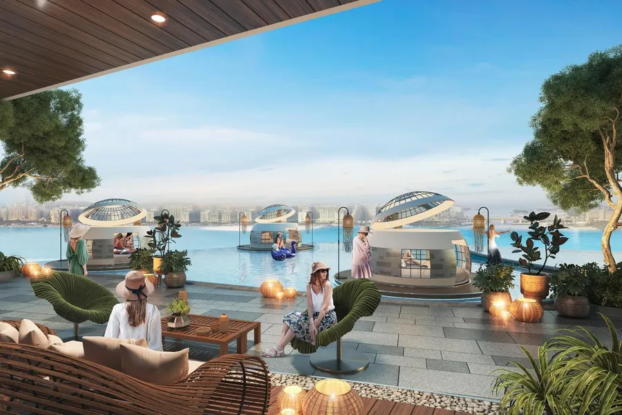 Floating Spa Pods at Damac Bay 2.
