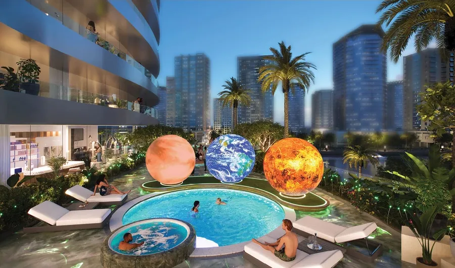 Planets Inspired Garden at Canal Crown.