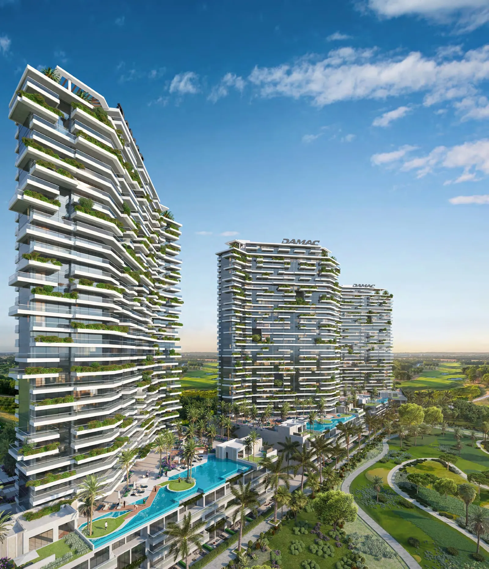 Golf Greens, Damac Hills · render 5