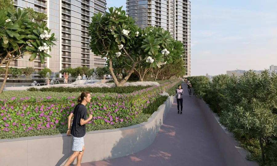 Jogging Track at Sobha Solis.