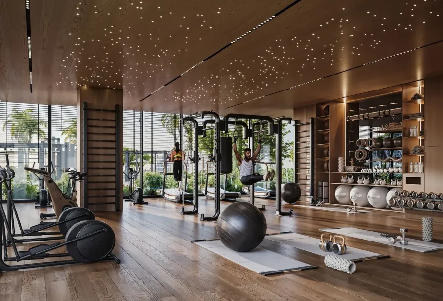 Gym at Valencia.