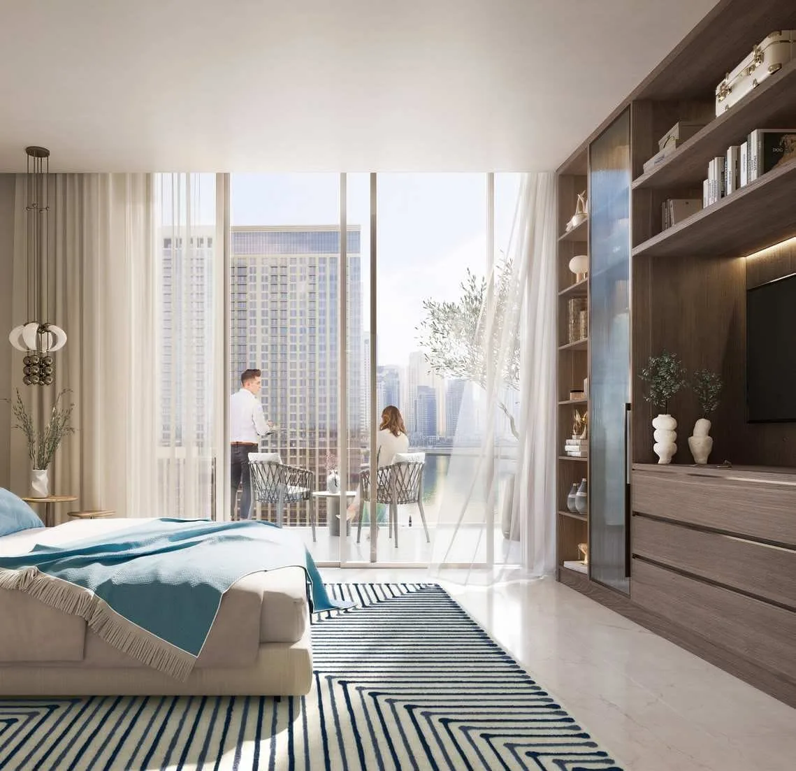 Interior render at Marina Cove.