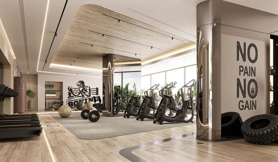 Gym / Yoga And Meditation Area at South Living.