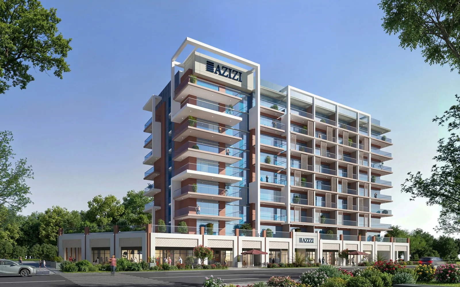 Riviera 58, Azizi Riviera at Meydan One · render 1