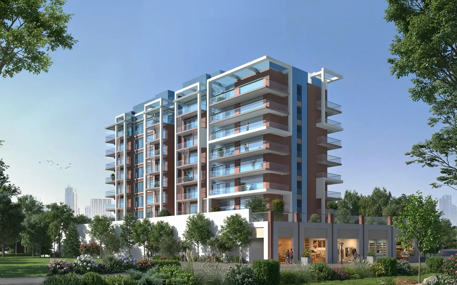 Riviera 58, Azizi Riviera at Meydan One · render 3