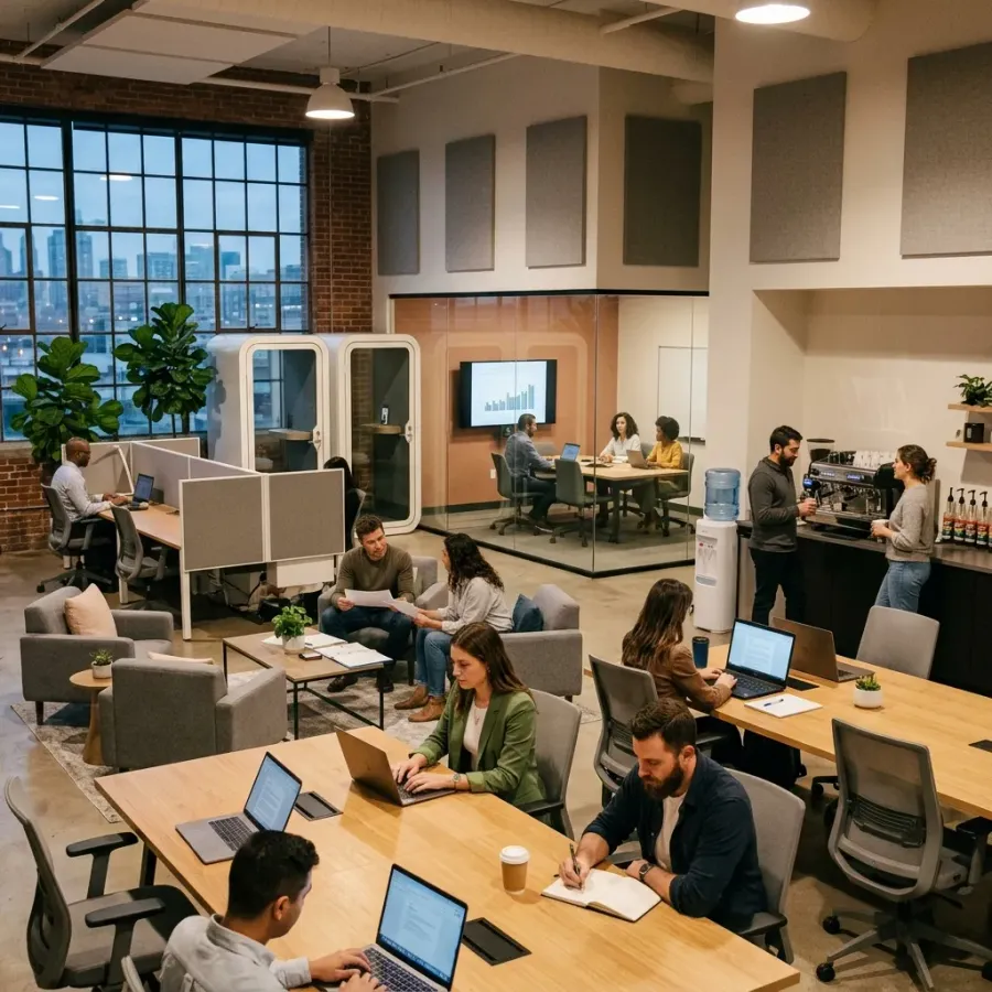Coworking Zone at Riviera 58.