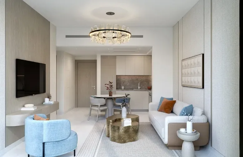 Interior render at Creek Views 4.