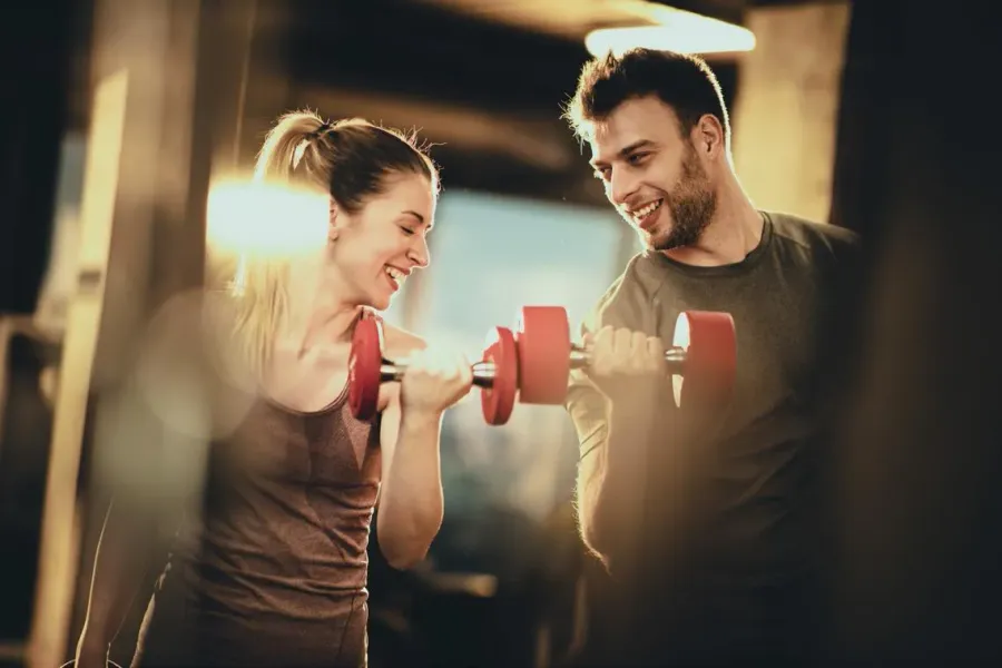 Separate Gyms for Men and Women at Azizi Rose.