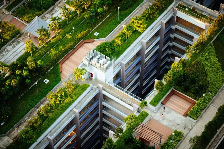 Rooftop Garden at Azizi Leily.