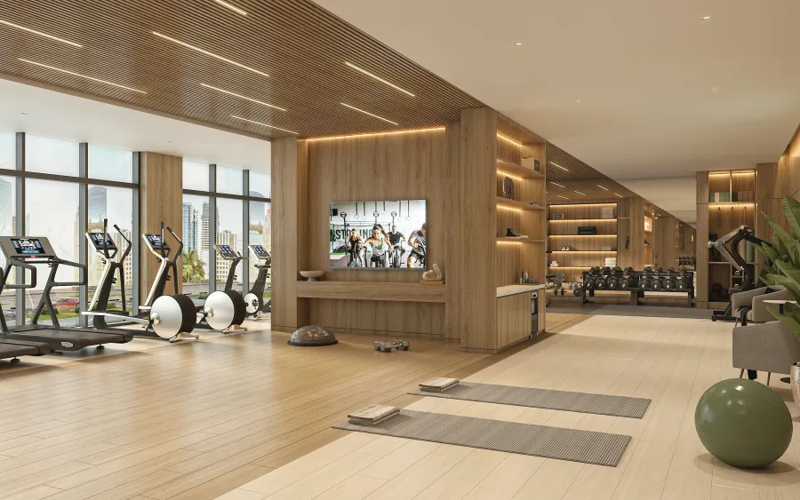 Fully Equipped Gym at Azizi Leily.