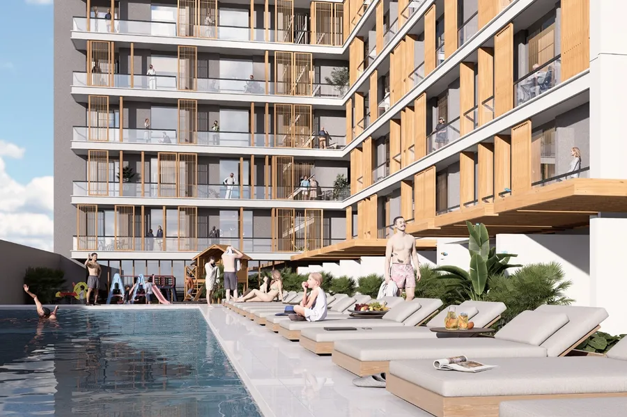 Swimming Pool at Azizi Lina.