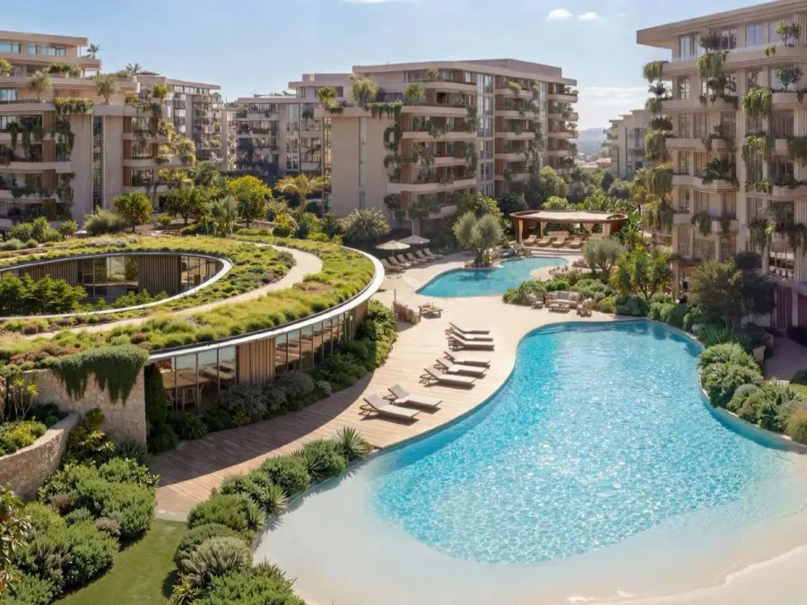 Lagoon Pools at Arancia Yards.