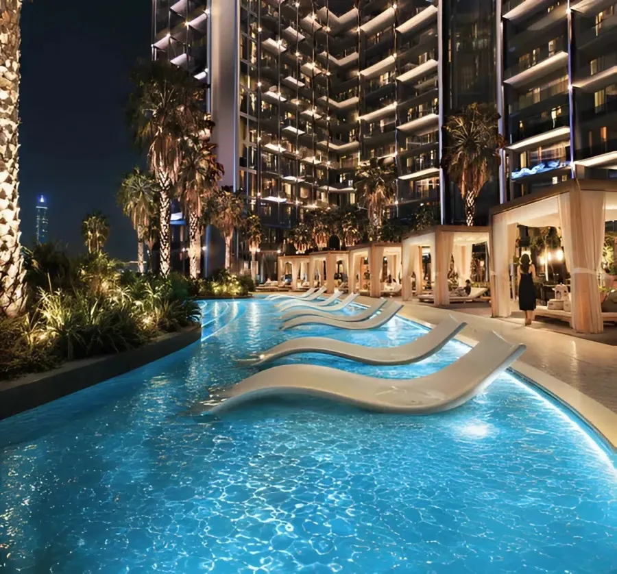Infinity Pool at Binghatti Wraith.