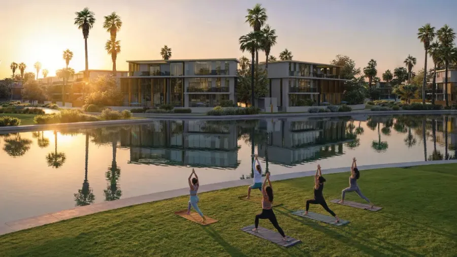 Fitness Areas at Tilal Binghatti.