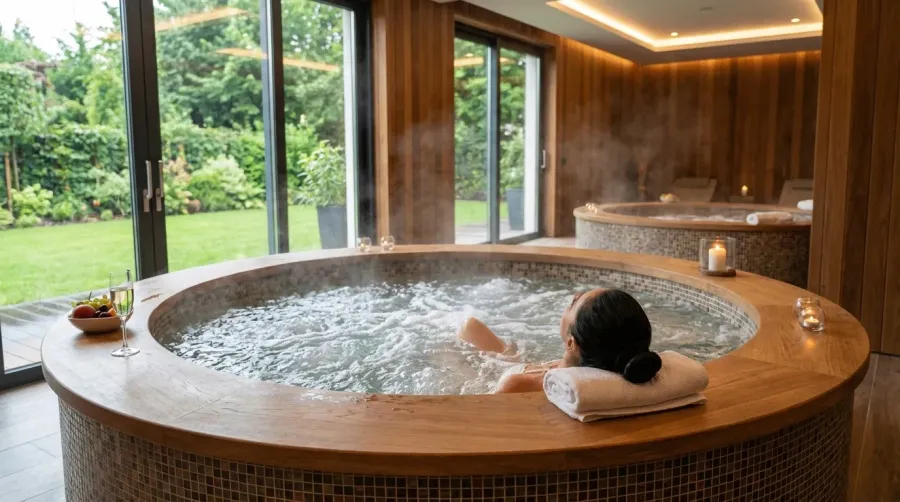 Jacuzzi at Binghatti Etherea.
