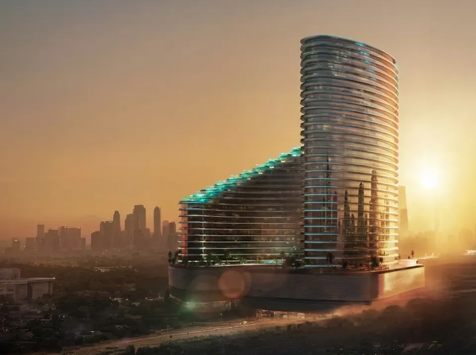 Binghatti Skyflame, Majan · render 3