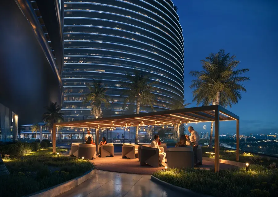 Seatting Area at Binghatti Skyflame.