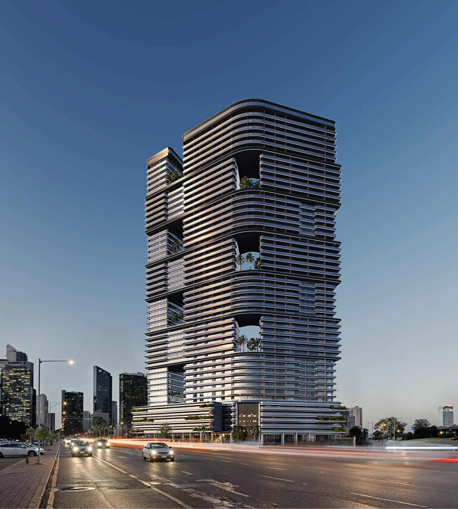 Binghatti Sky Terraces, Dubai Motor City · render 3