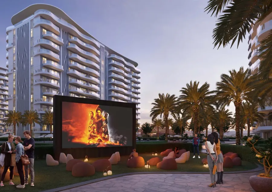 Outdoor Cinema at Damac Lagoons Views Phase 3.