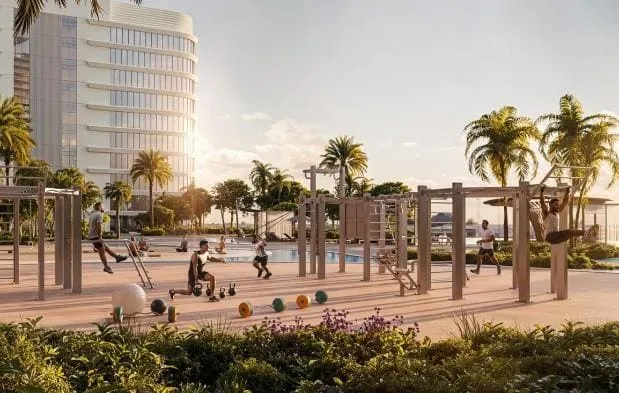 Outdoor Calisthenics at Damac District.