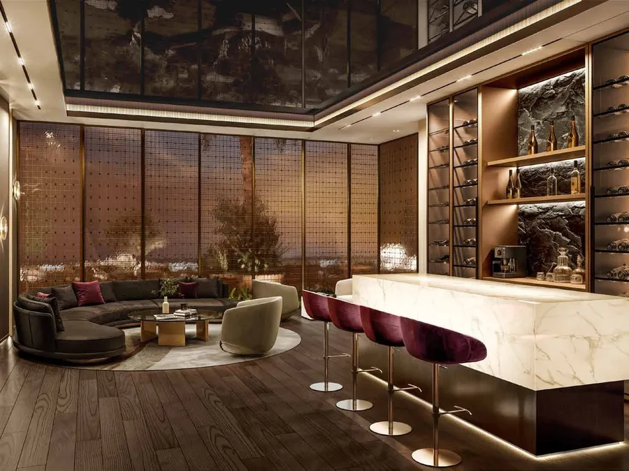 Private Cigar Lounge at Damac Safa Gate.