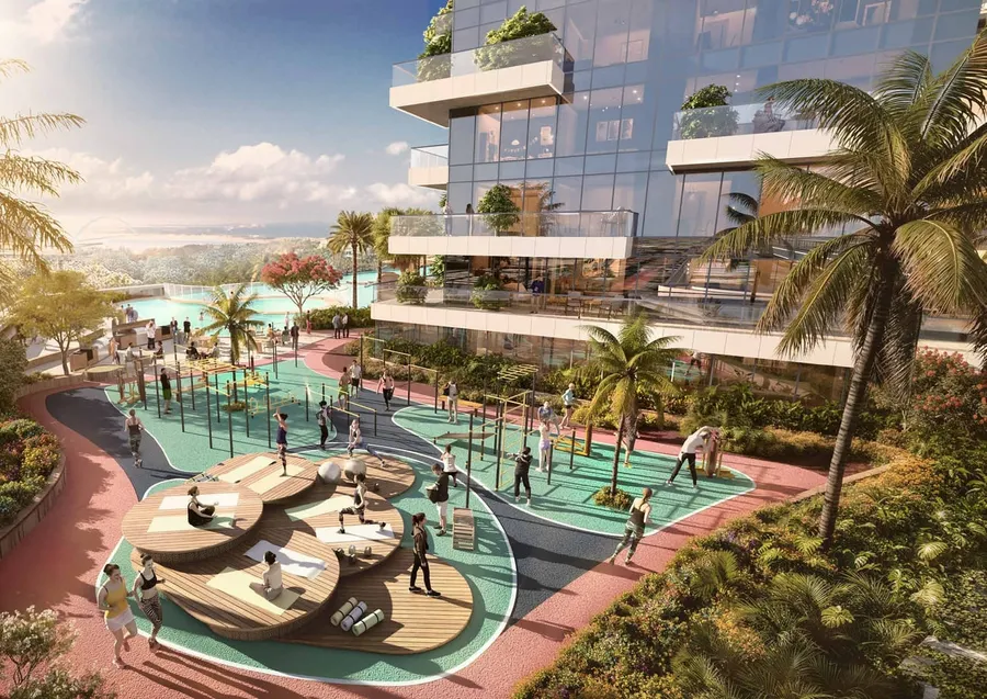 Open-Air Gym at Damac Safa Gate.