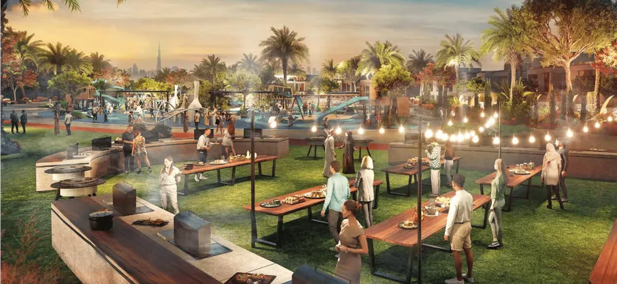 Bbq & Live Cooking Station at Damac Riverside Views.