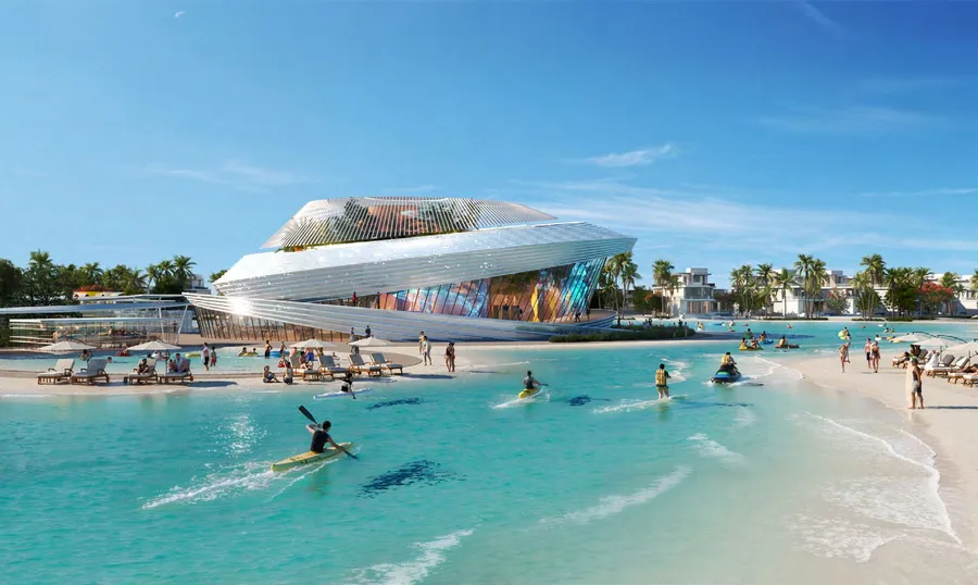 Aqua Dome at Damac Islands Phase 1 and 2.