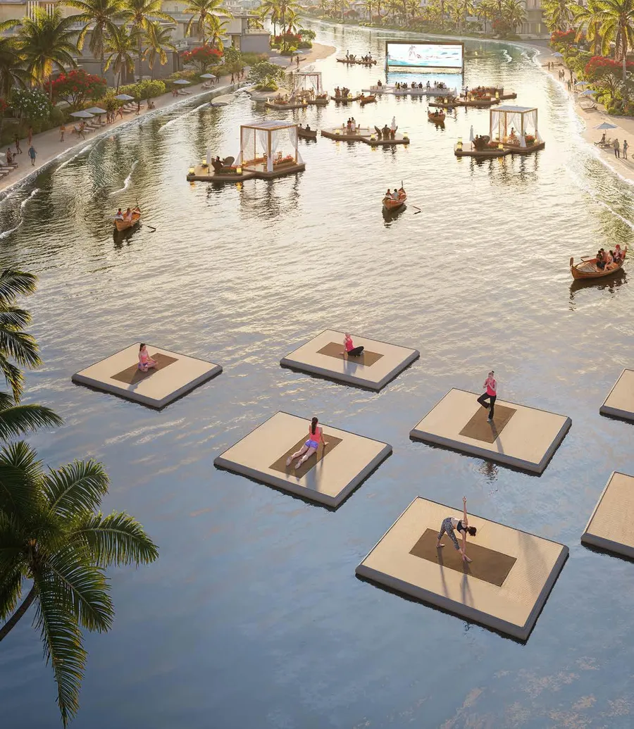 Outdoor Fitness And Calisthenics at Damac Islands Phase 1 and 2.