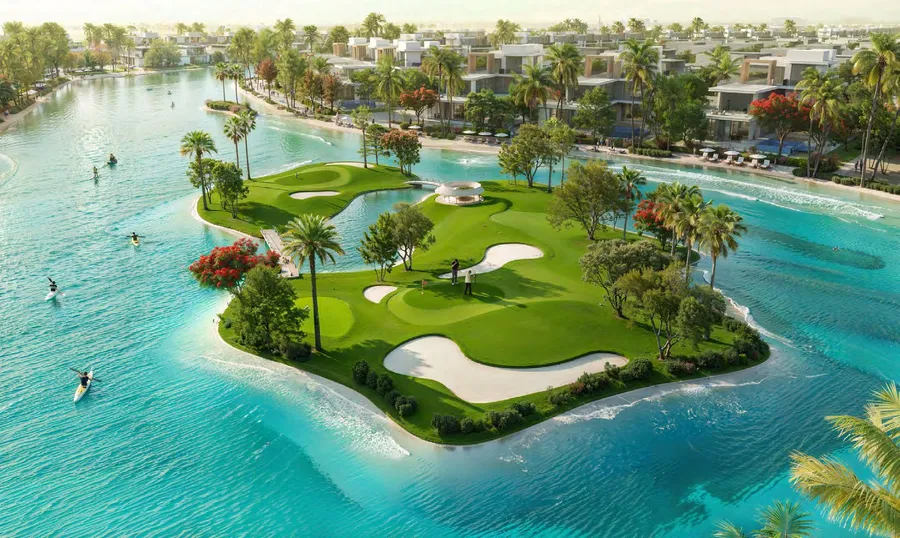 Minigolf Island at Damac Islands Phase 1 and 2.