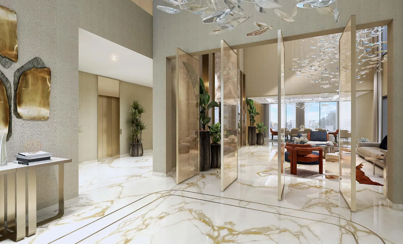 Interior render at Damac Islands Phase 1 and 2.
