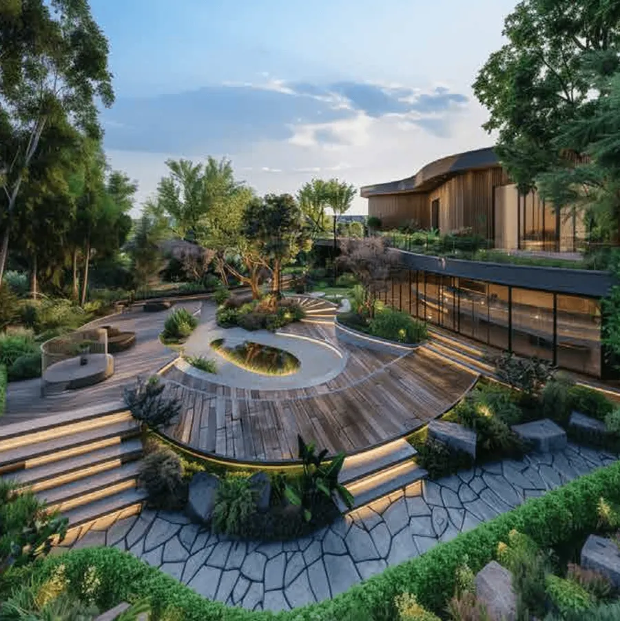 Clubhouse at Riverside by Damac.