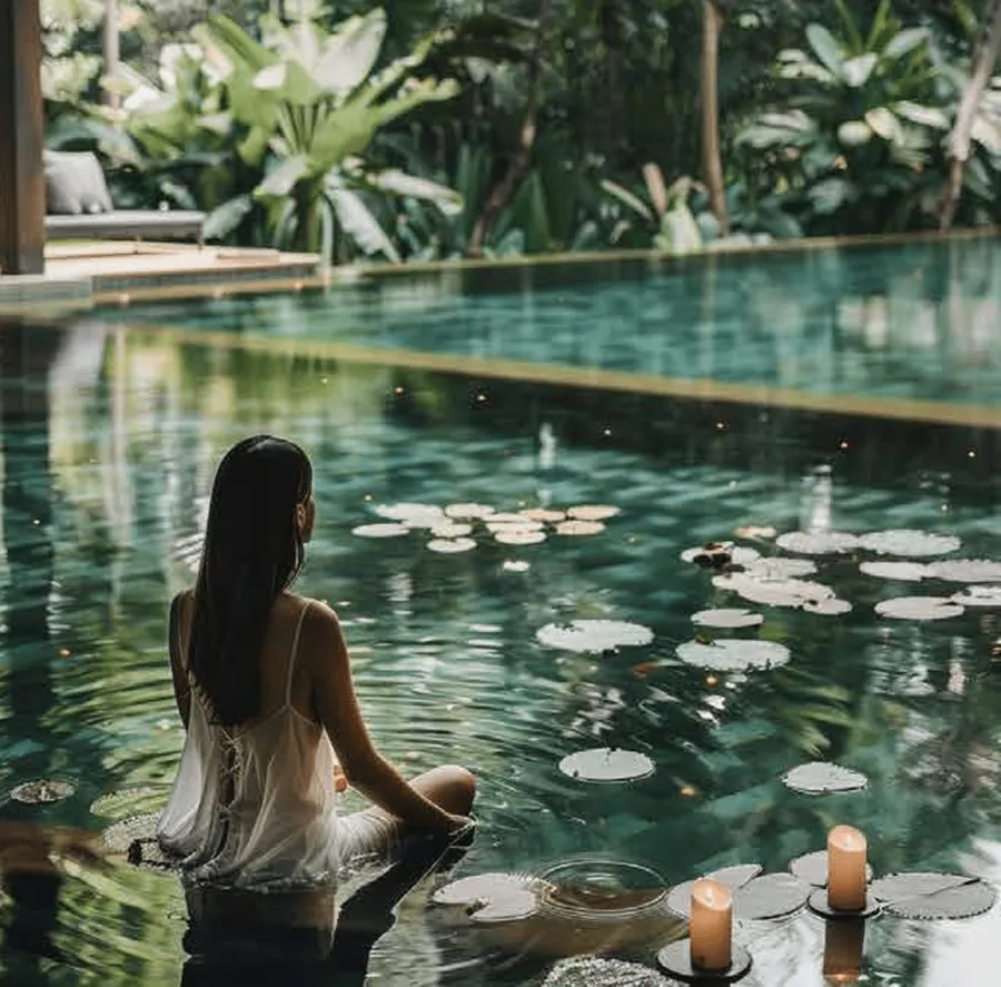 Essential Oil Lakes at Riverside by Damac.