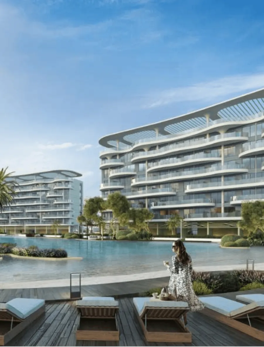 Pool Bar & Floating Pod at Damac Lagoons Views Phase 2.