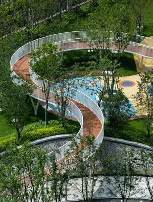 Floating Bridge at Damac Lagoons Views Phase 2.