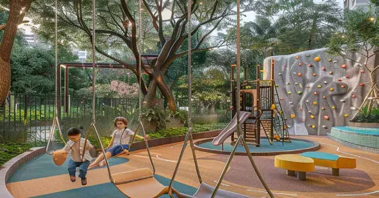 Kids Play Area at Elo Damac.
