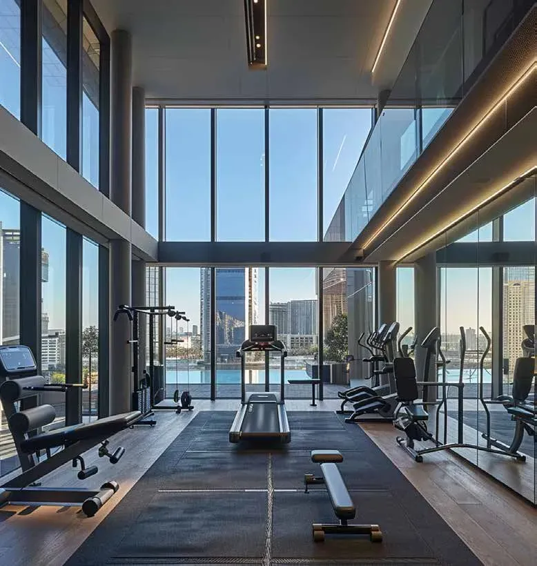 Gym at Elo Damac.