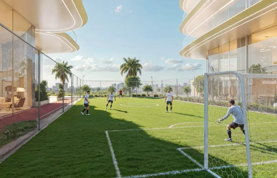 Football Court at Serenz.