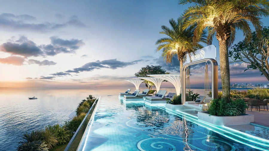 Floating Cabanas at Breez.