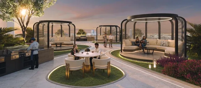 Bbq Area at Aspirz.