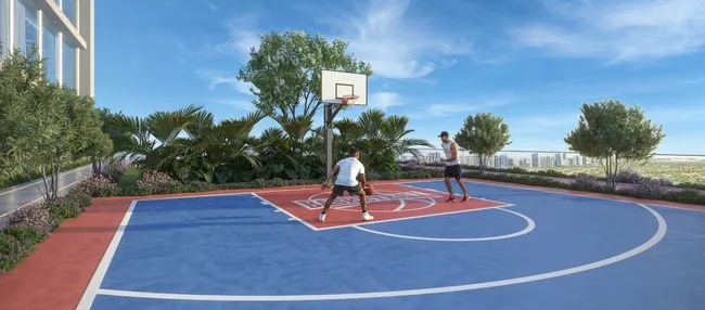 Basketball Court at Aspirz.