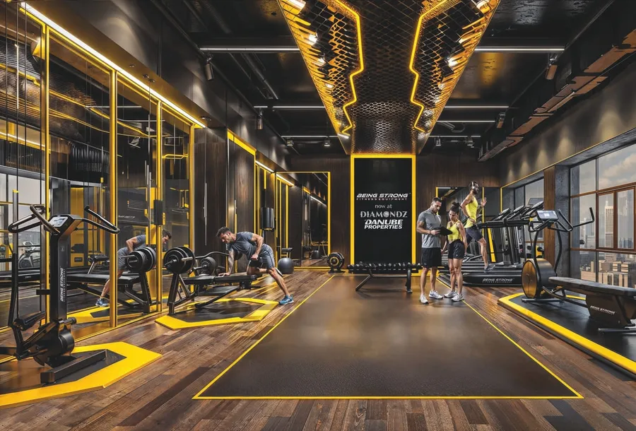 Gym at Diamondz.