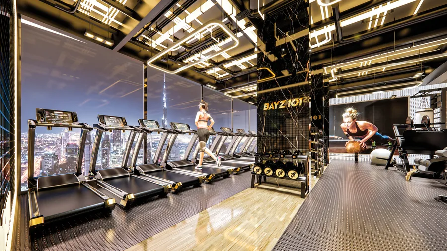 Indoor Gym at Bayz 101.