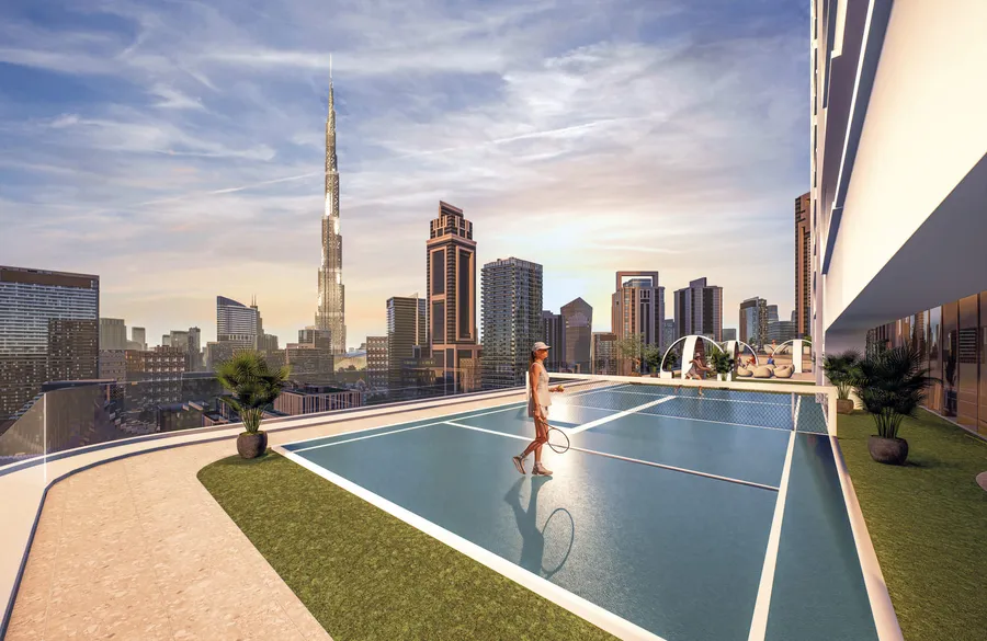 Tennis Court at Bayz 101.