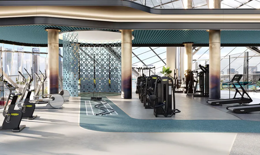 Fitness Studio at Portside Square.