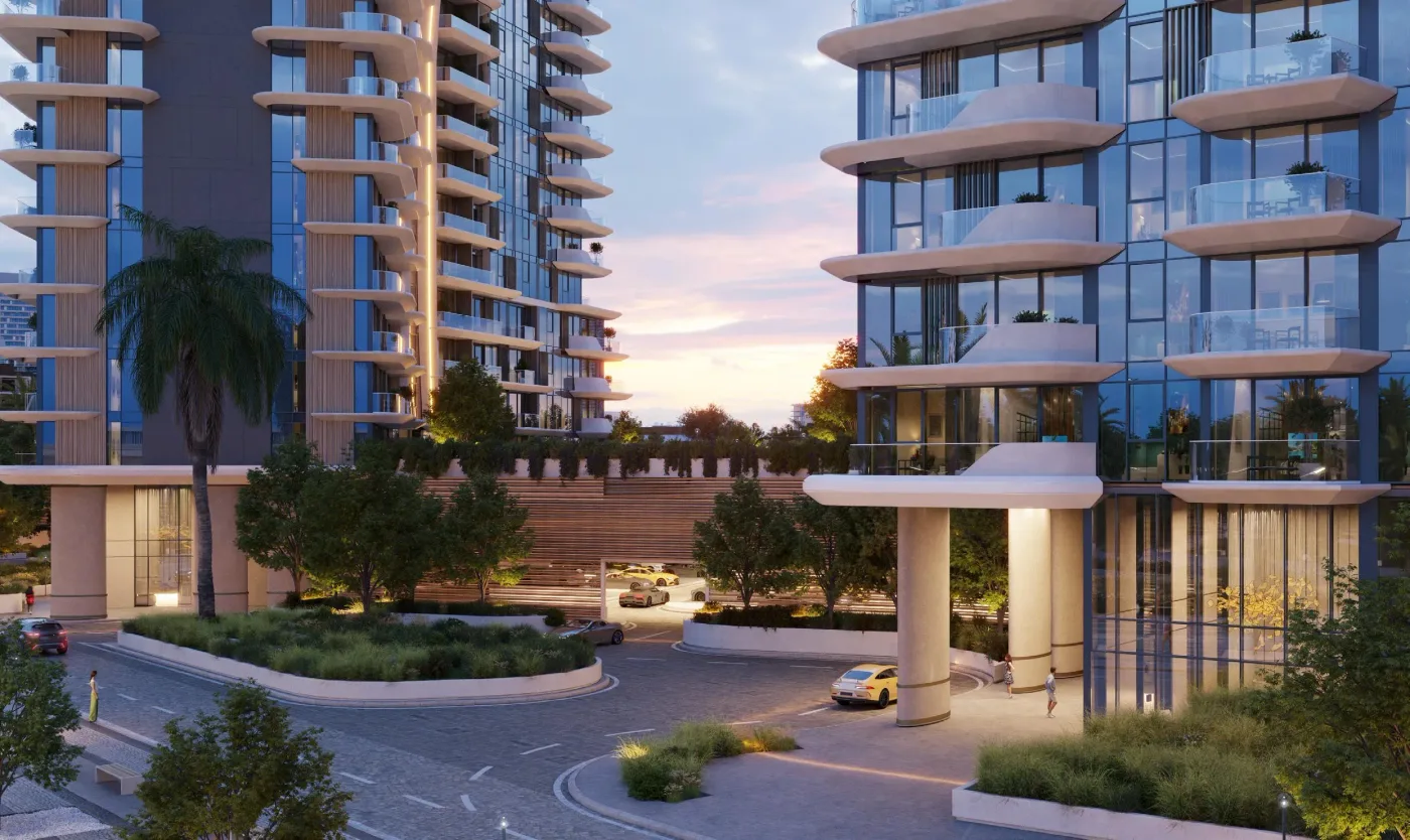 Interior render at Portside Square.