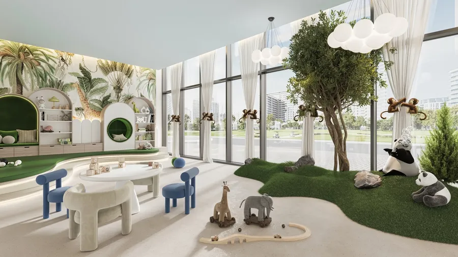 Courtyard & Kid's Play at Belgravia Gardens.